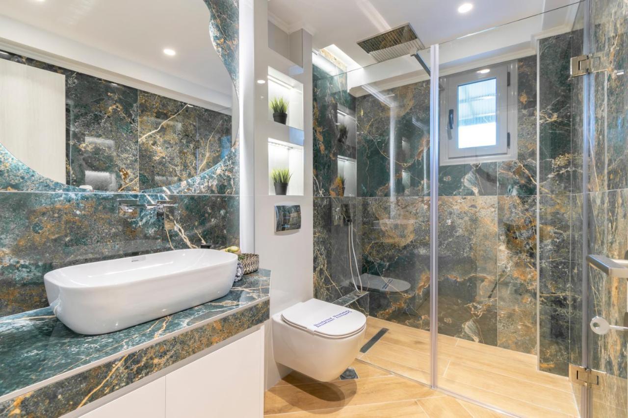 Sithoniars Luxury Ground Floor Apartment With Private Garden Neos Marmaras Dış mekan fotoğraf