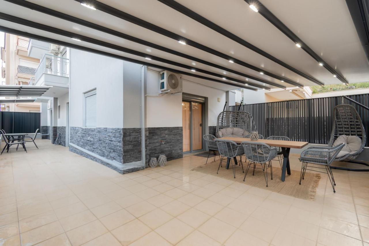 Sithoniars Luxury Ground Floor Apartment With Private Garden Neos Marmaras Dış mekan fotoğraf